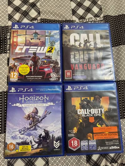 PS4 games for sale condition 10/10