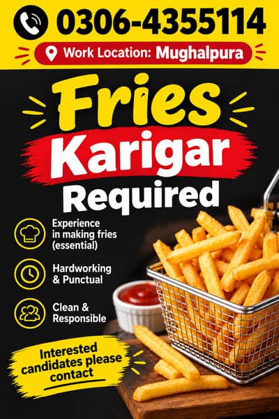 Fries Karigar and Samosa Fry