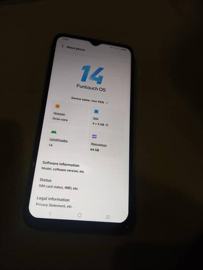 Vivo Y03t with box