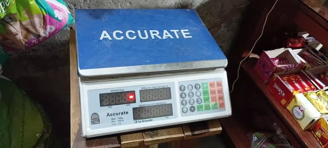Weight scale machine