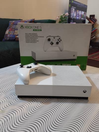 Xbox One S Digital Edition 1TB with Games and Box