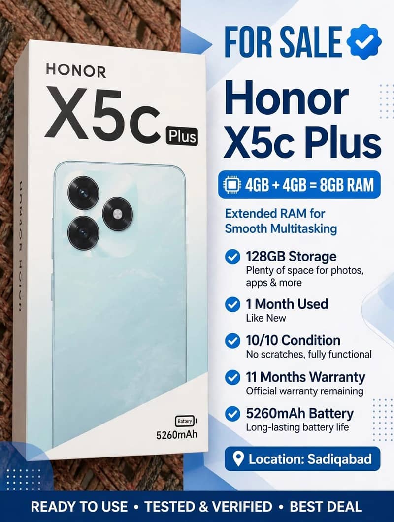 Honor X5 Plus 0