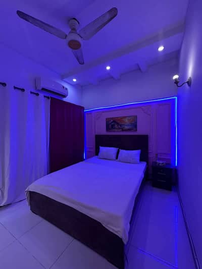 Daily Basis Apartment & Rooms Per day Perweek Short stay Available in E-11 Islamabad