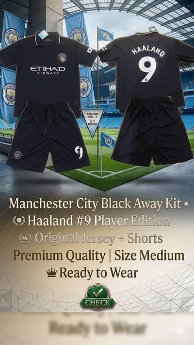 manchaster city away kit player edition shirt