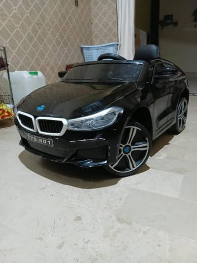 Kids Electric BMW Style Car – Black