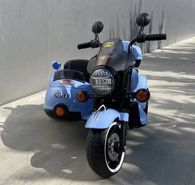 KIDS ELECTRIC MOTORCYCLE WITH SIDE CAR
