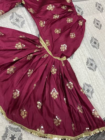 3 piece pink gharara