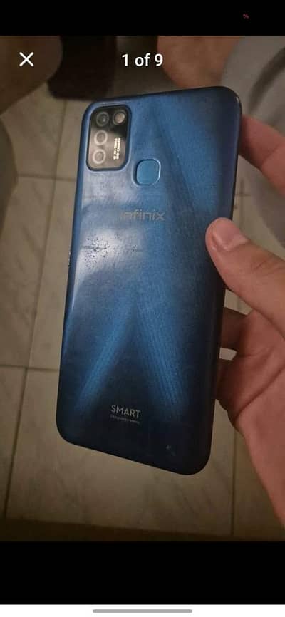 infinix smart 5 3/64gb board dead pta approve box bhi ha baqi all ok h