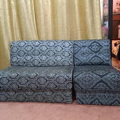 sofa color black and gray