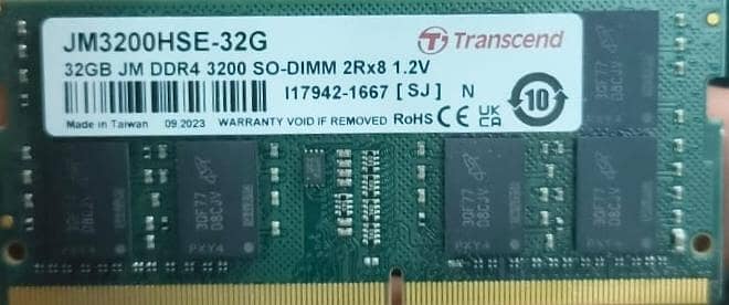DDR4 32GB 3200mhz