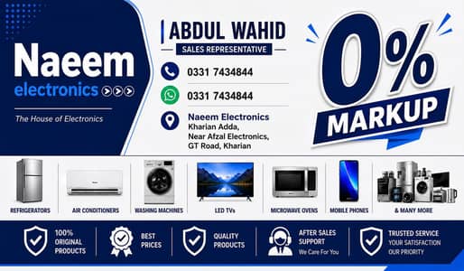0% markup  easy instalments