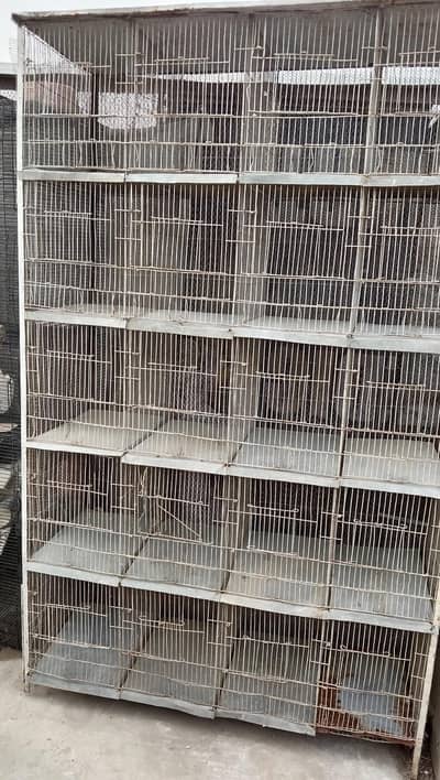 20 Portion Old Used Heavy Cage Best For ( Budgies Bajri Finch & Dove)