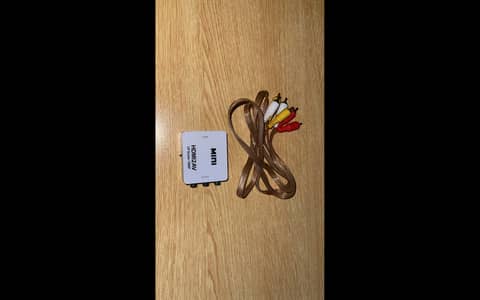 BrandNew MINI HDMI2AV ConverterBox with 3RCA Cable - For PS4 to Old TV