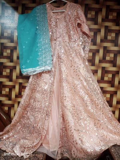 pink gown maxi