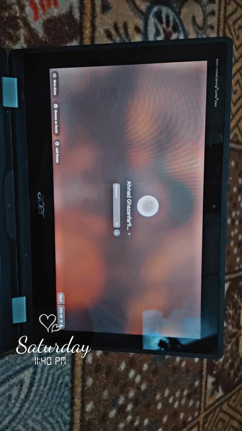 Acer Mackbook touch screen 3