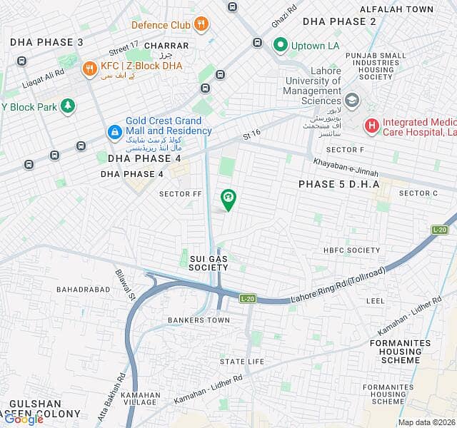 Phase 5 L Block Near# 541 One Kanal Plot Sroundings By HOUSES - Land ...