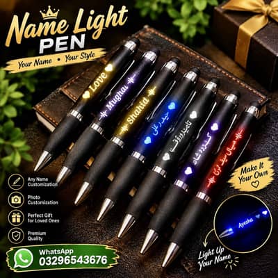 Name Light pen add any name /Business name