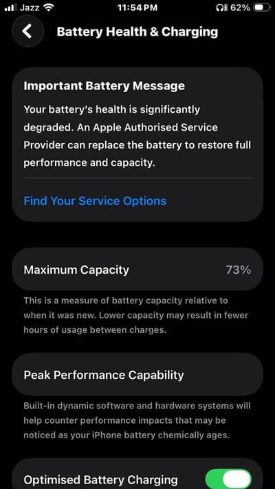 64gb- official pta  no open no repair - battery 73/ha pr charger ni ha