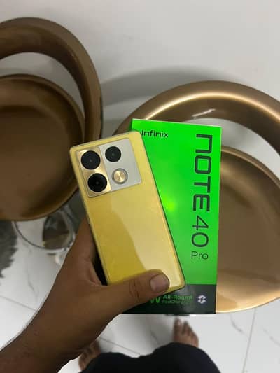 Infinix Note 40 Pro 12+12/256 Dual official approved with box