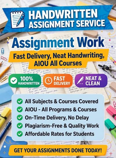 Assignment writing services available