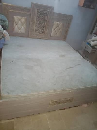bed and side table for sale