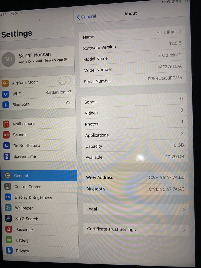 Ipad mini 2 1