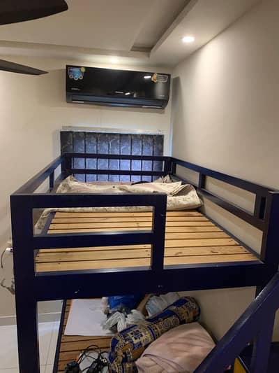 Kids Wooden Bunk Bed | Diyar  Wood Double Decker Bed