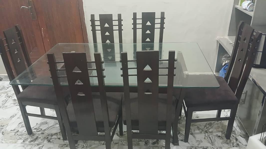 Dining chairs & table 2