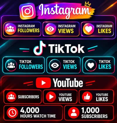All Social Media Services Available
