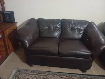 leather sofa