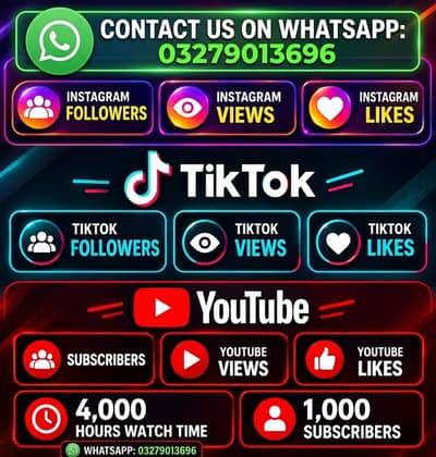 All Social Media Services Available