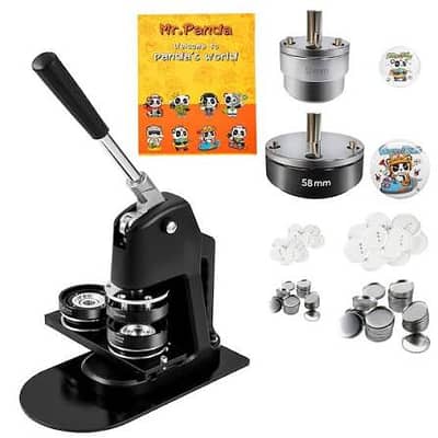 New 58mm Metal Body Badge Press Machine With Cutter