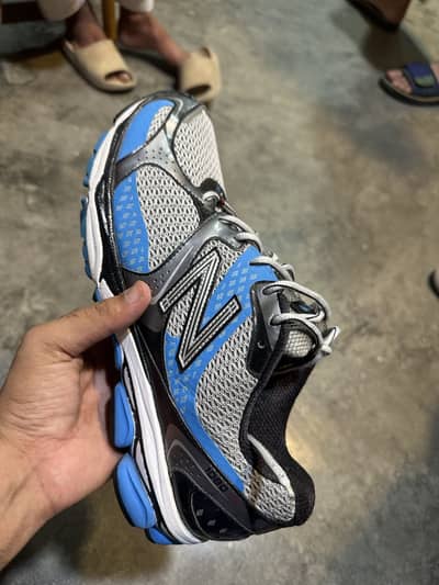 New Balance 1080 Silver & Blue Men's Sneakers / Running Shoes