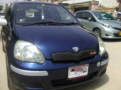 CALL 03242038077 VITZ 2003/2006 BLUE METALLIC VERY GOOD CONDITION