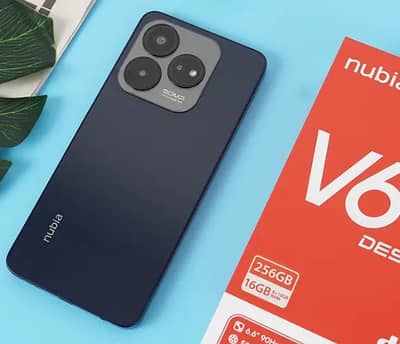 Zte nubia V60 Design 6+10/256 GB Blue color 10/10 condition