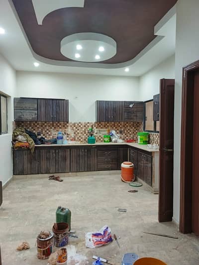 Gulshan Iqbal block 6 Portion For Rent  140 square yards Tiles Flooring  2 Bed DD 1st Floor Rent Demand 70k 2nd Floor Rent Demand 70k  *Code(16832)*