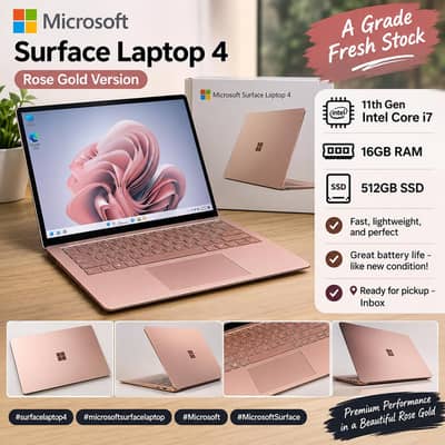 Microsoft Surface Laptop 4 Rose Gold Version