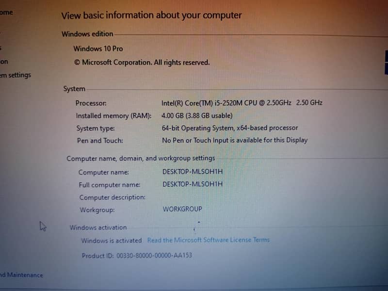 Dell laptop 5