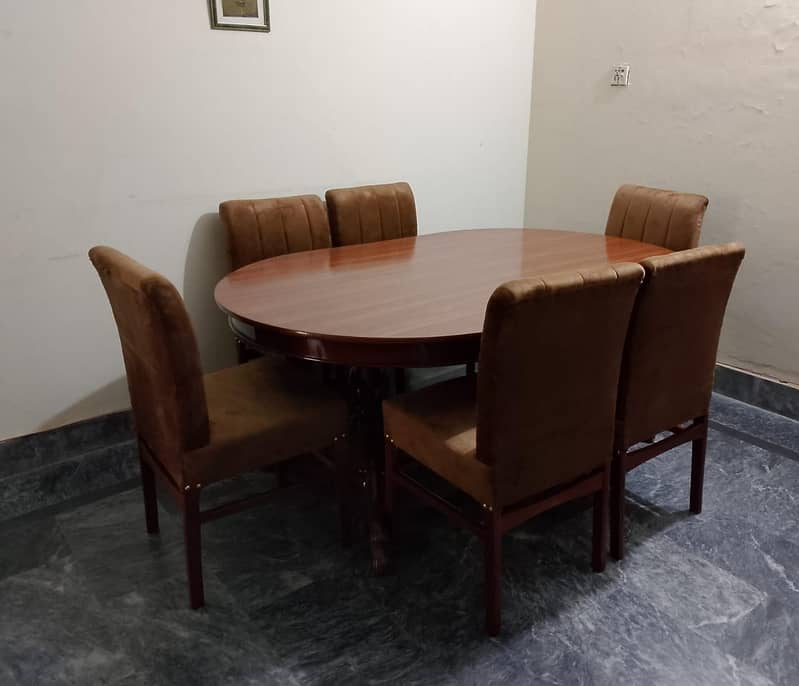 dining table with six chairs 0