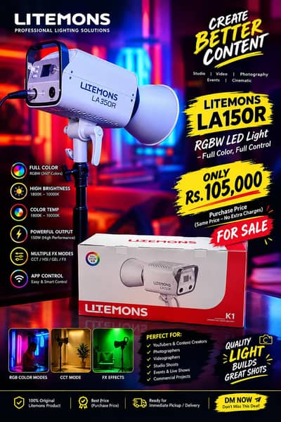 Godox Litemons LA300R RGB LED Monolight