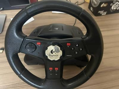 Logitech Formula Vibration Feedback Wheel with Pedals