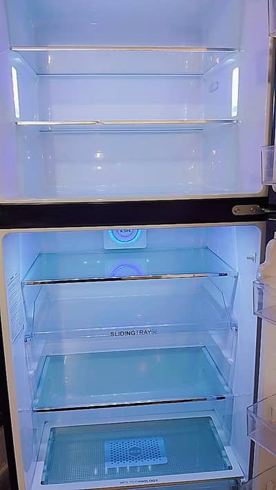 10/10 Haier Fridge HRF 398If green color