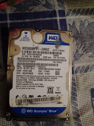 wd hard drive 500 gb