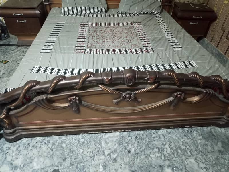 Bed with side table 1
