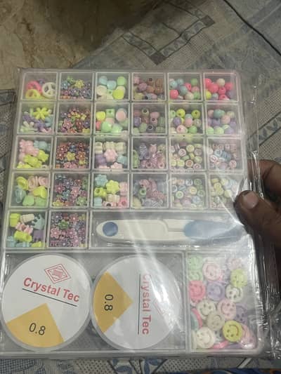Bracelet making beads kit for kids