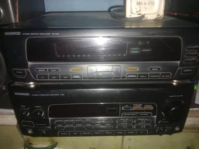 Kenwood A-85 + GE-850 Original Japan Amplifier with Graphic Equalizer
