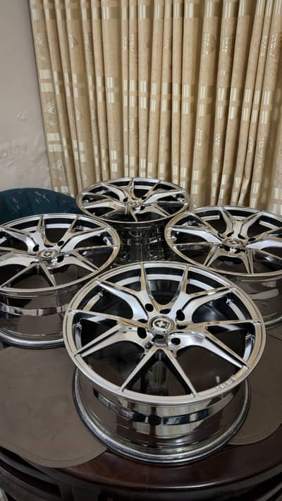 HRE Chrome 17” Wheels  | 7.5JJ | Multi PCD 100/114 | Like New