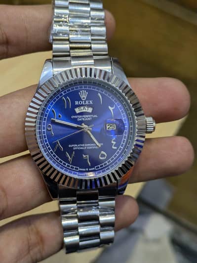 Rolex Day & Date in Roman alphabet