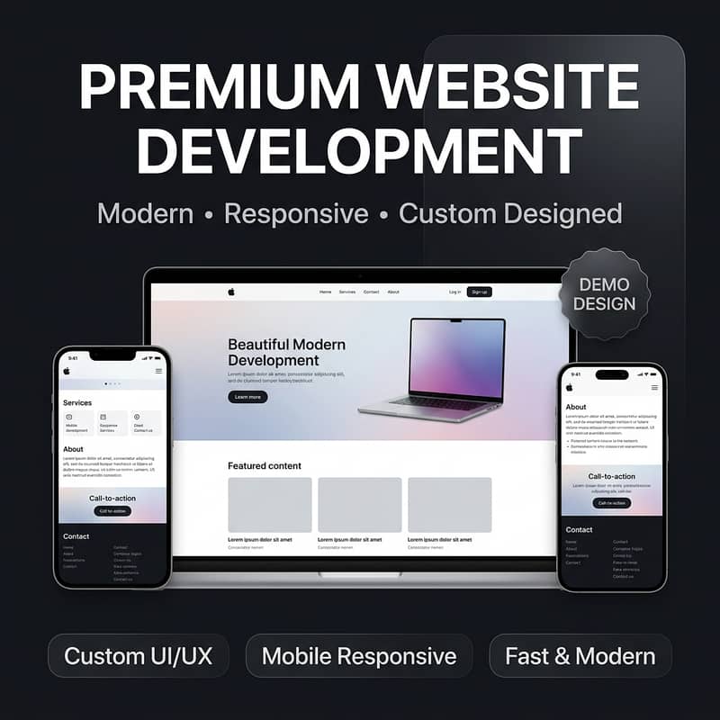 Professional Website Development Services,Get Your Premium Website 0