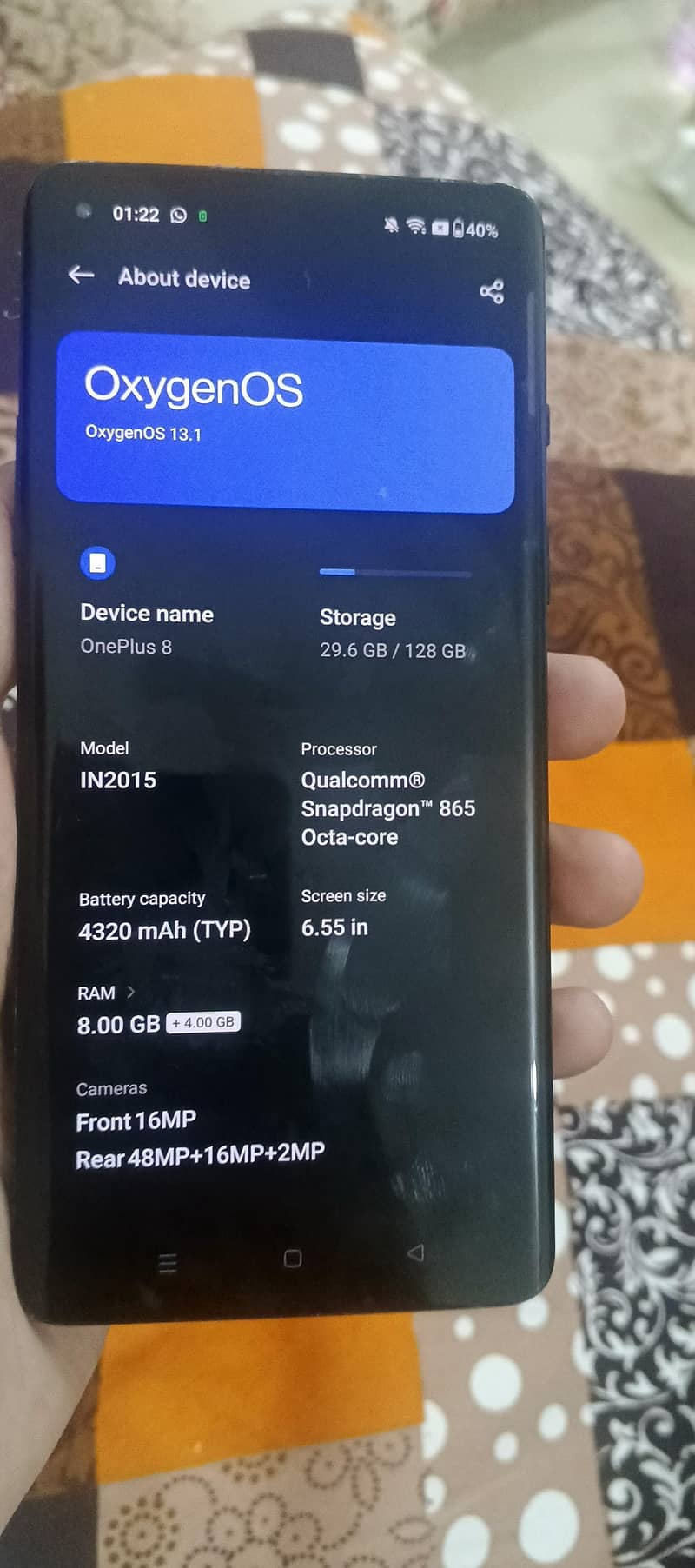 One Plus 8 5